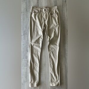 UNIQLO Tan Skinny Tapered High Rise EZY Pants Size M (Waist 28-29”)